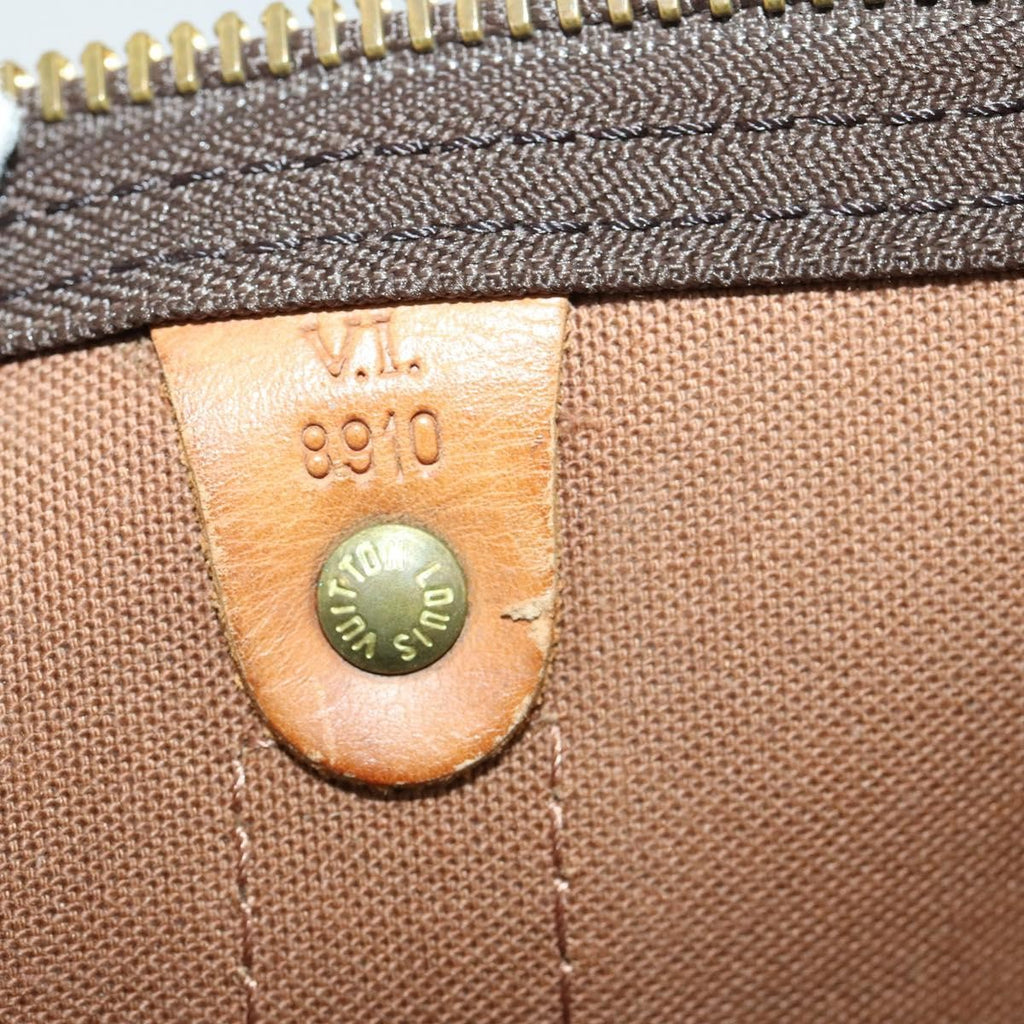Louis Vuitton Keepall Bag Monogram Canvas Brown Canvas Travel Bag