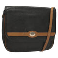 Christian Dior Vintage Trotter Crossbody Bag Leather Black Leather Clutche & Pouche Bag (Pre-Owned)