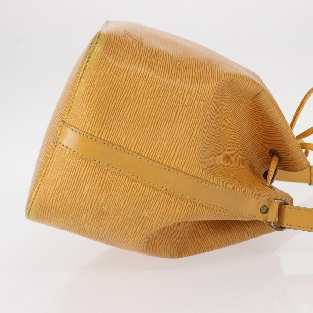Louis Vuitton Petit Noe Handbag Epi Leather Yellow Leather Shoulder Bag