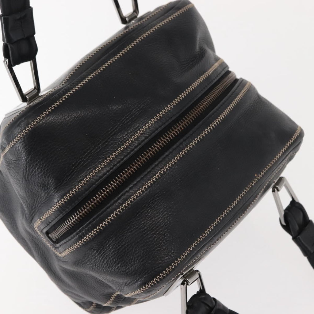 Chanel Cc Bowler Quilted Caviar Black Leather Handbag