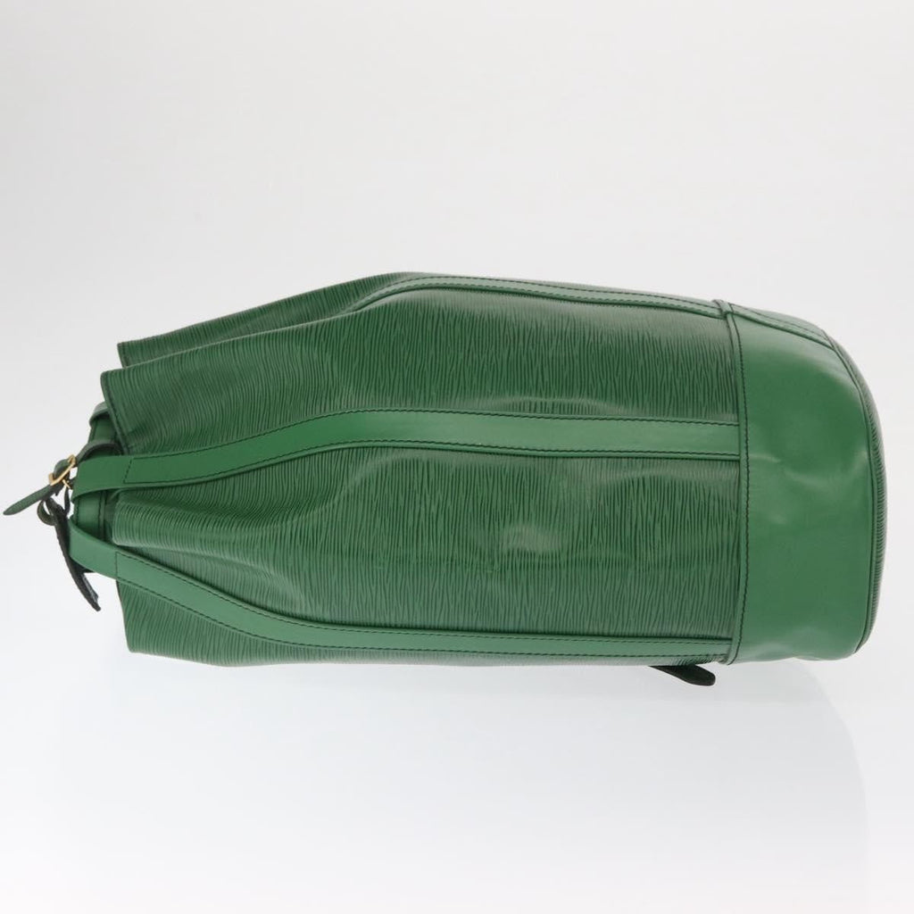 Louis Vuitton Randonnee Backpack Epi Leather Green Leather Shoulder Bag