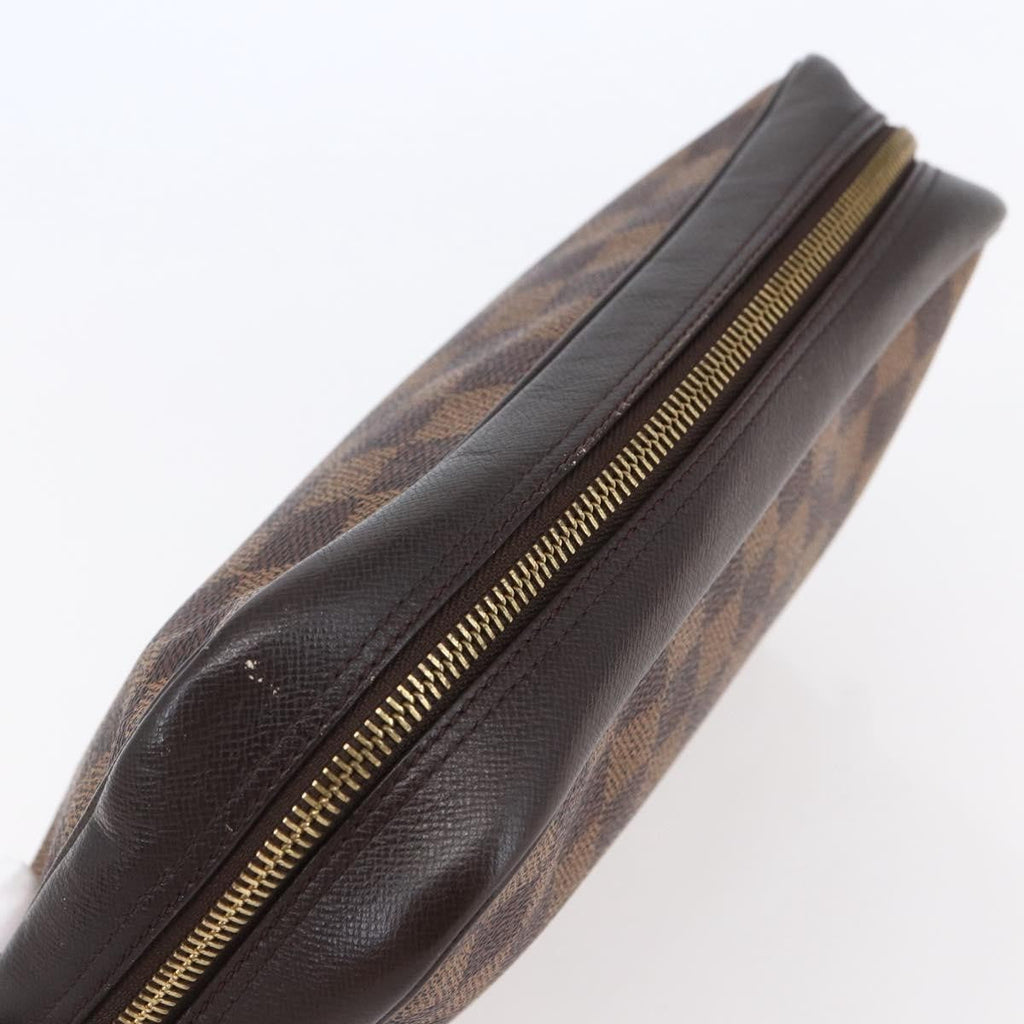 Louis Vuitton Trousse Toilette Damier Canvas Brown Canvas Clutche & Pouche Bag