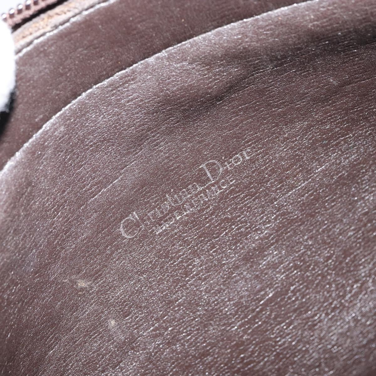 Christian Dior Vintage Cd Trotter Handbag Canvas Brown Canvas Handbag (Pre-Owned)