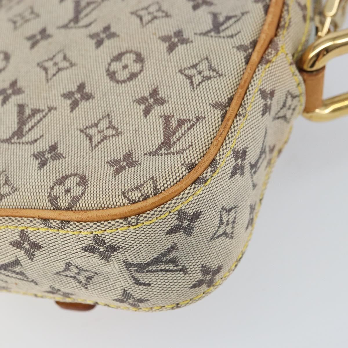 Louis Vuitton Juliette Crossbody Bag Mini Lin Blue Canvas Shoulder Bag