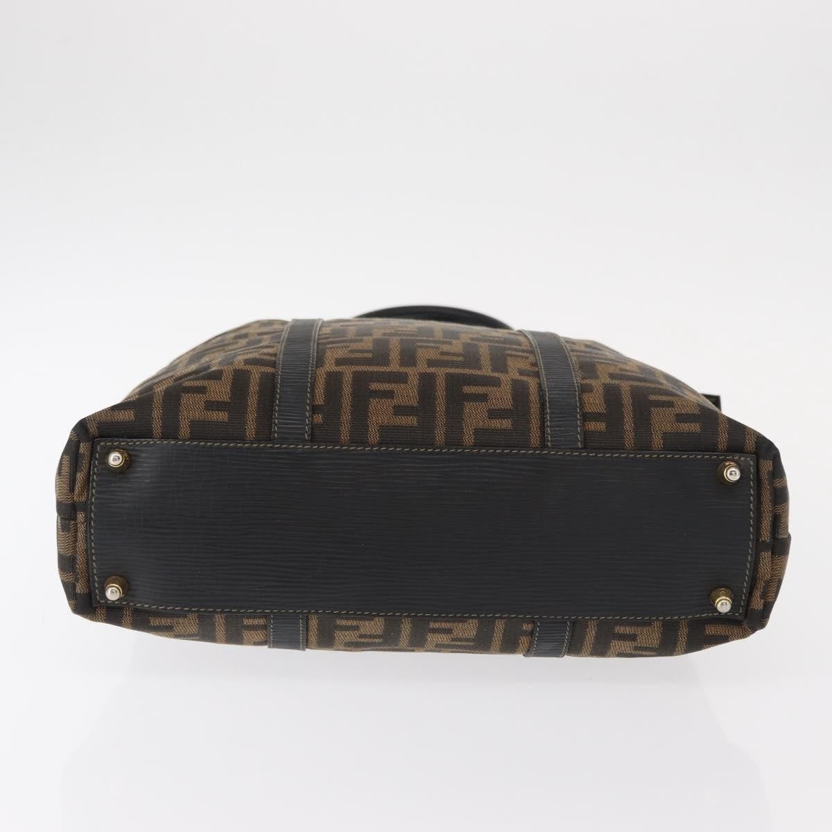 Fendi Zucca Tote Bag Canvas Black Canvas Tote Bag Bag
