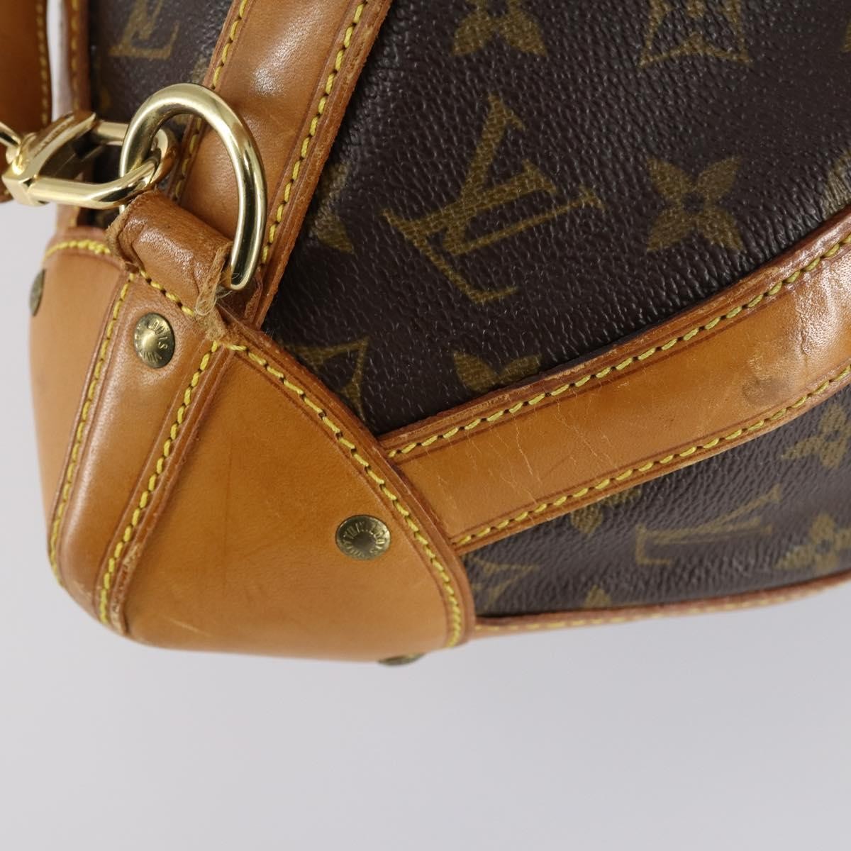 Louis Vuitton Romeo Gigli Handbag Monogram Canvas Brown Canvas Shoulder Bag