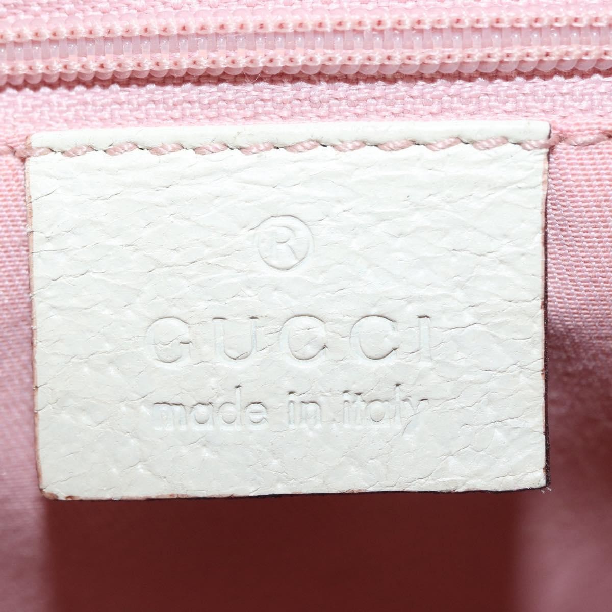 Gucci Web Handle Buckle Tote Gg Canvas Pink Canvas Tote Bag Bag (Pre-Owned)
