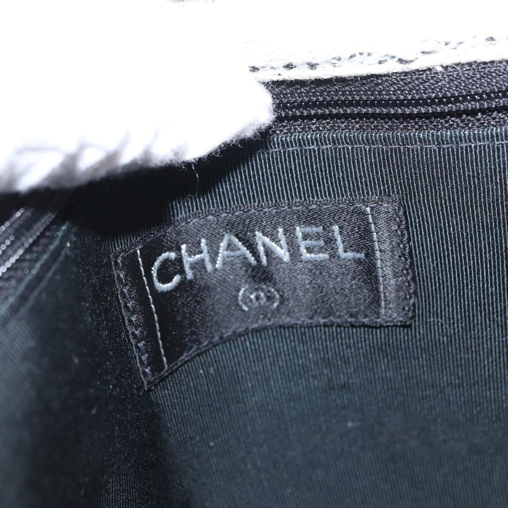 Chanel Vintage Envelope Chain Clutch Tweed White Tweed Clutche & Pouche Bag