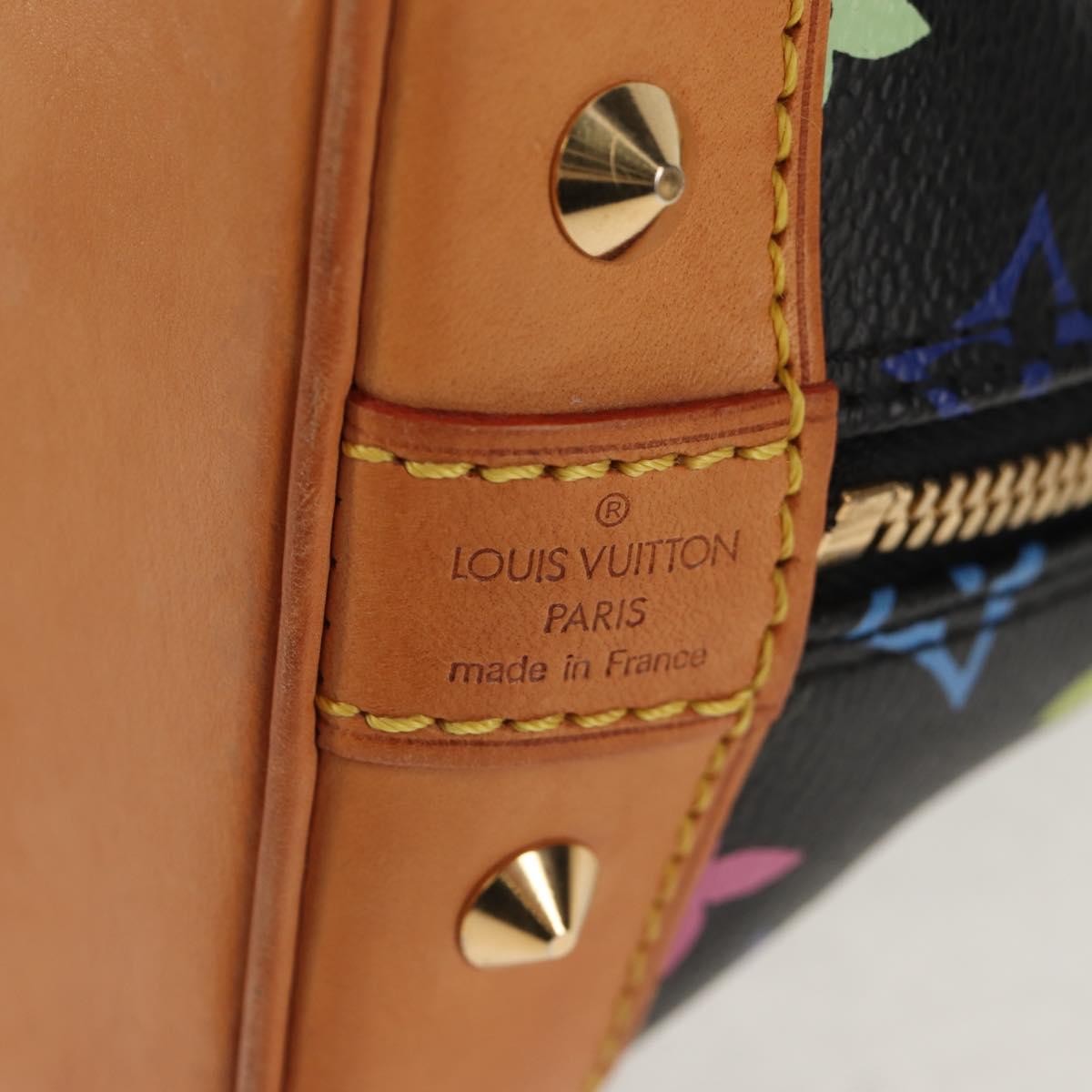 Louis Vuitton Alma Handbag Monogram Multicolor Multicolour Canvas Handbag