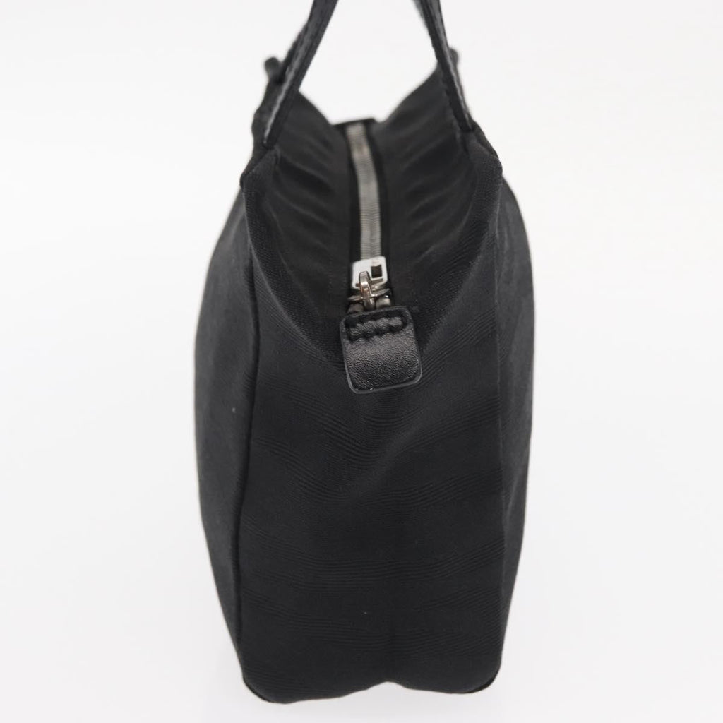 Fendi Vintage Handbag Canvas Black Canvas Handbag