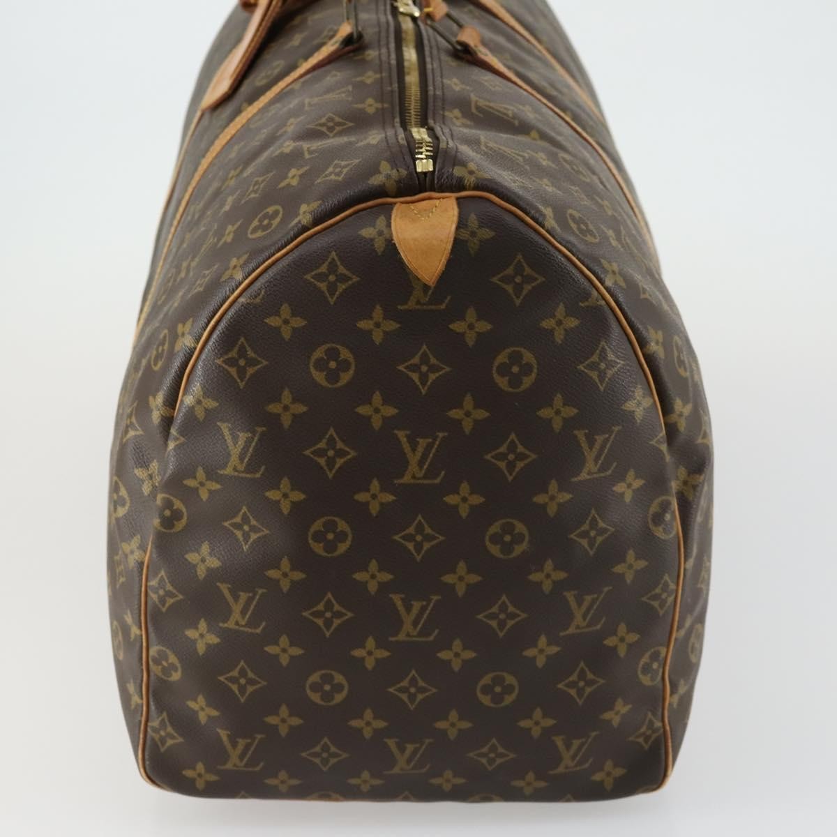 Louis Vuitton Keepall Bag Monogram Canvas Brown Canvas Travel Bag