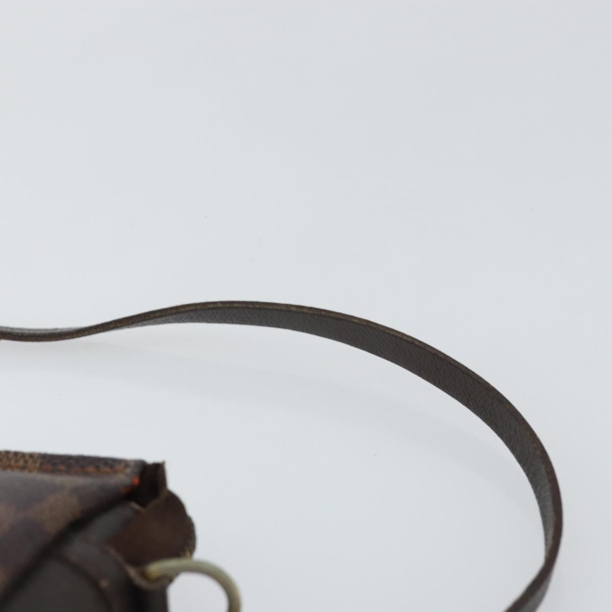 Louis Vuitton Trousse Make Up Bag Damier Canvas Brown Canvas Clutche & Pouche Bag
