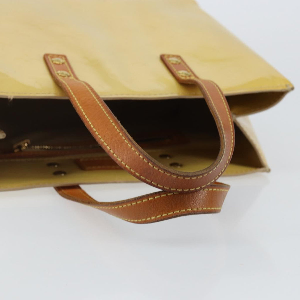Louis Vuitton Reade Handbag Monogram Vernis Beige Patent_Leather Bag