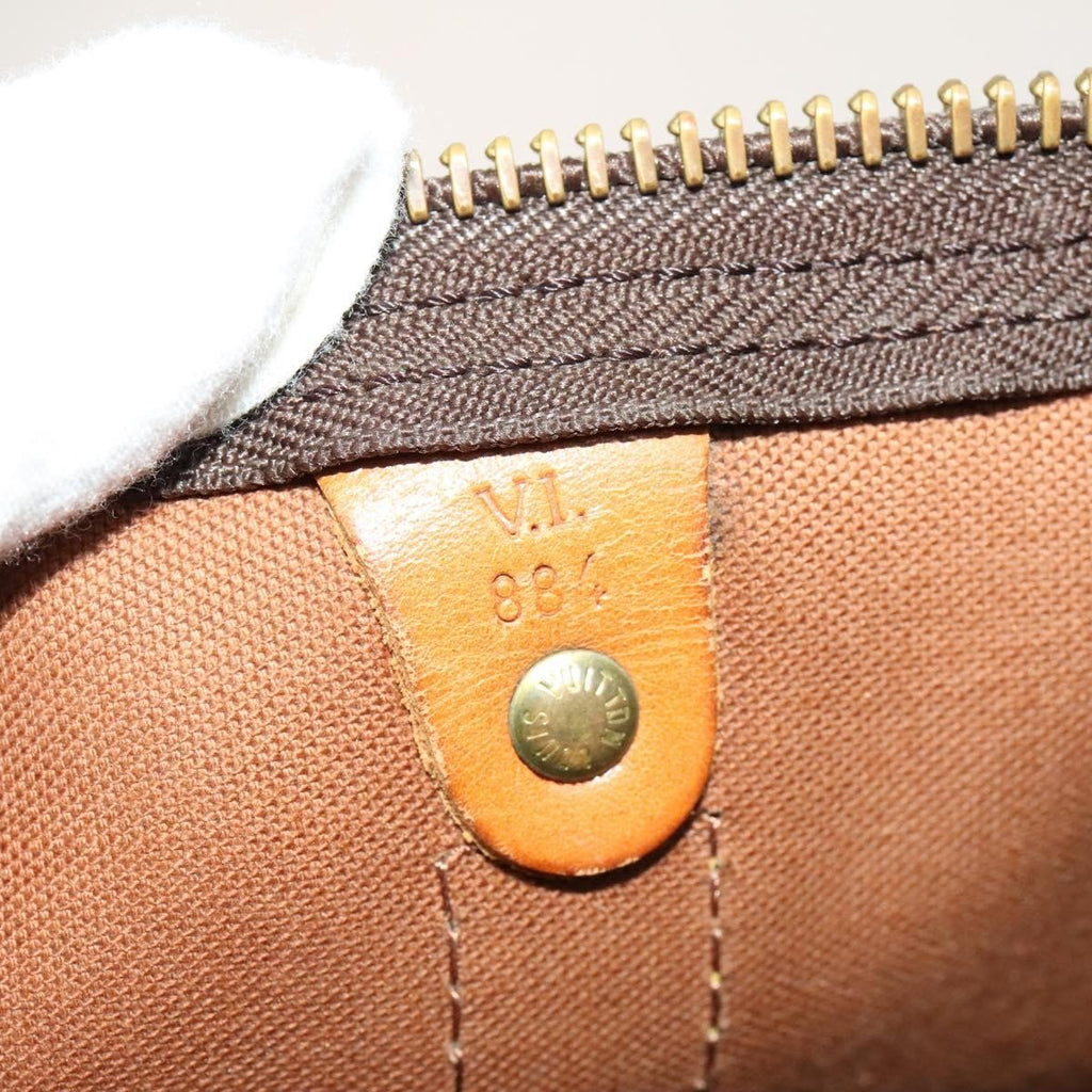 Louis Vuitton Keepall Bag Monogram Canvas Brown Canvas Travel Bag