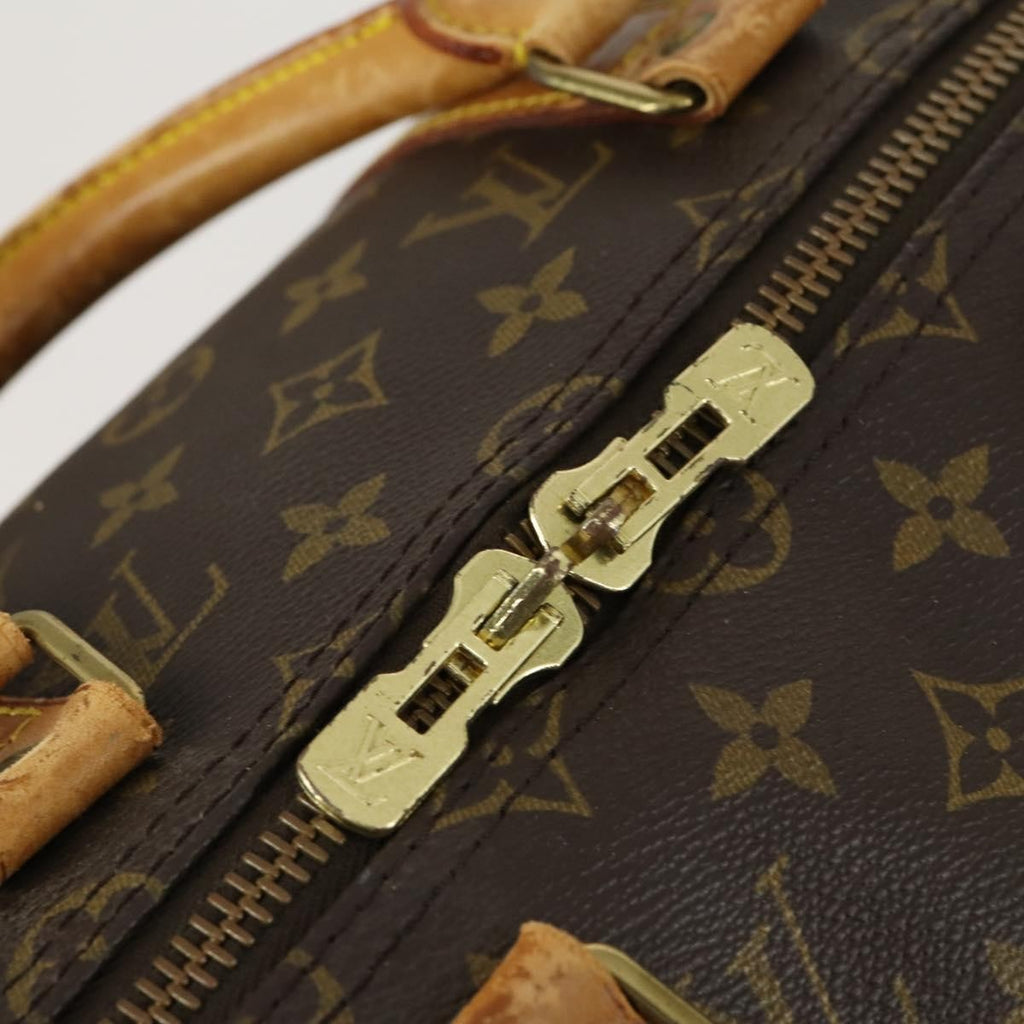 Louis Vuitton Keepall Bag Monogram Canvas Brown Canvas Travel Bag