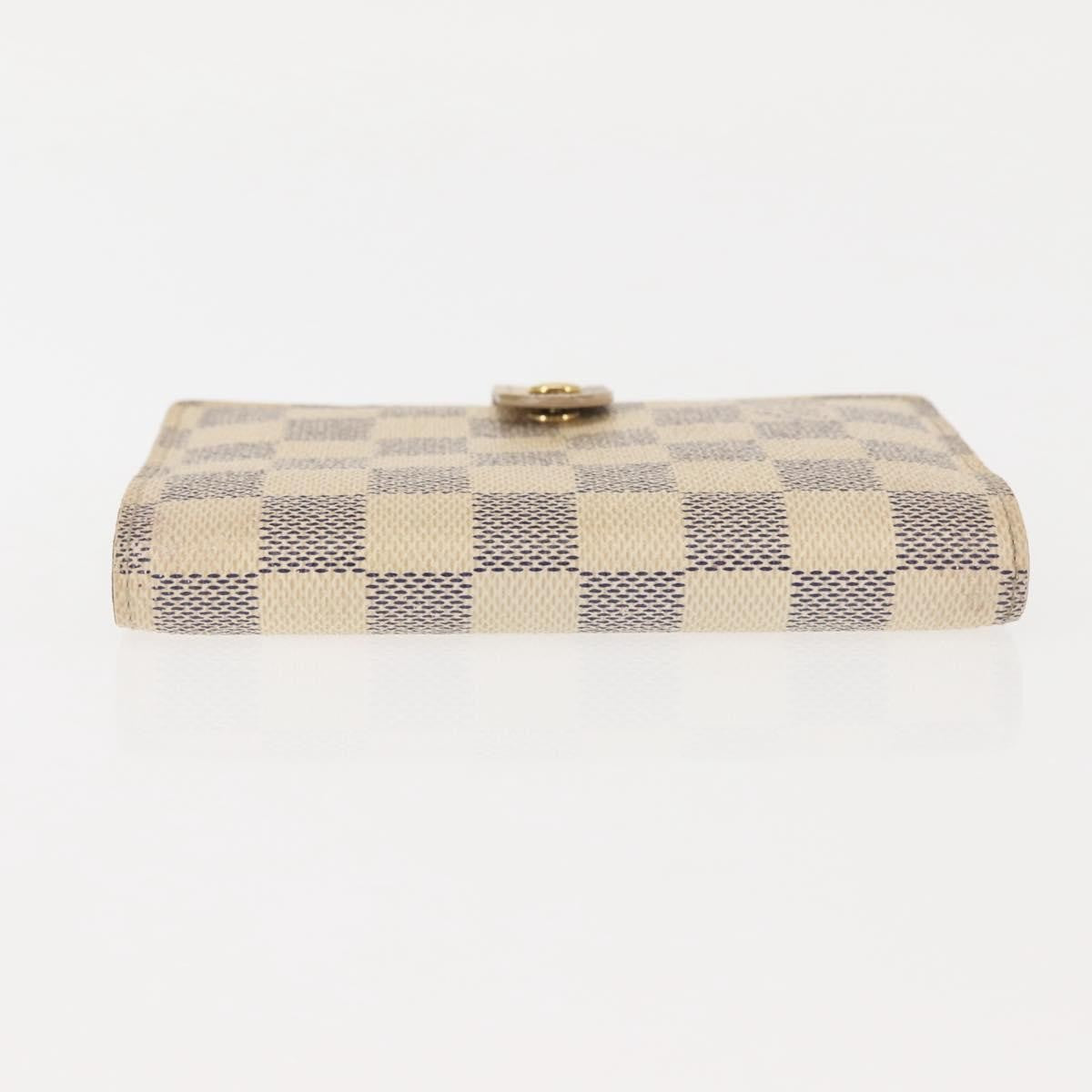 Louis Vuitton Agenda Cover Damier Azur Beige Canvas Toiletry Case Accessory