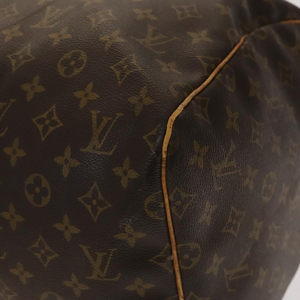 Louis Vuitton Keepall Bag Monogram Canvas Brown Canvas Travel Bag
