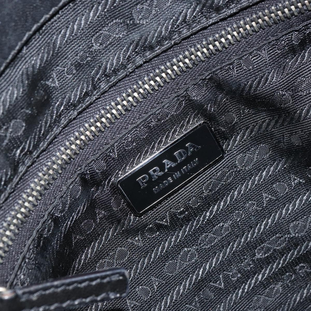 Prada Vintage Shoulder Bag Tessuto Black Nylon Shoulder Bag Bag