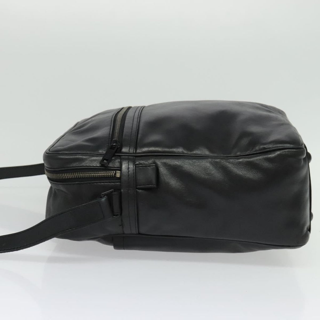 Louis Vuitton Clarkson Messenger Bag Monogram Shadow Leather Black Leather Bag