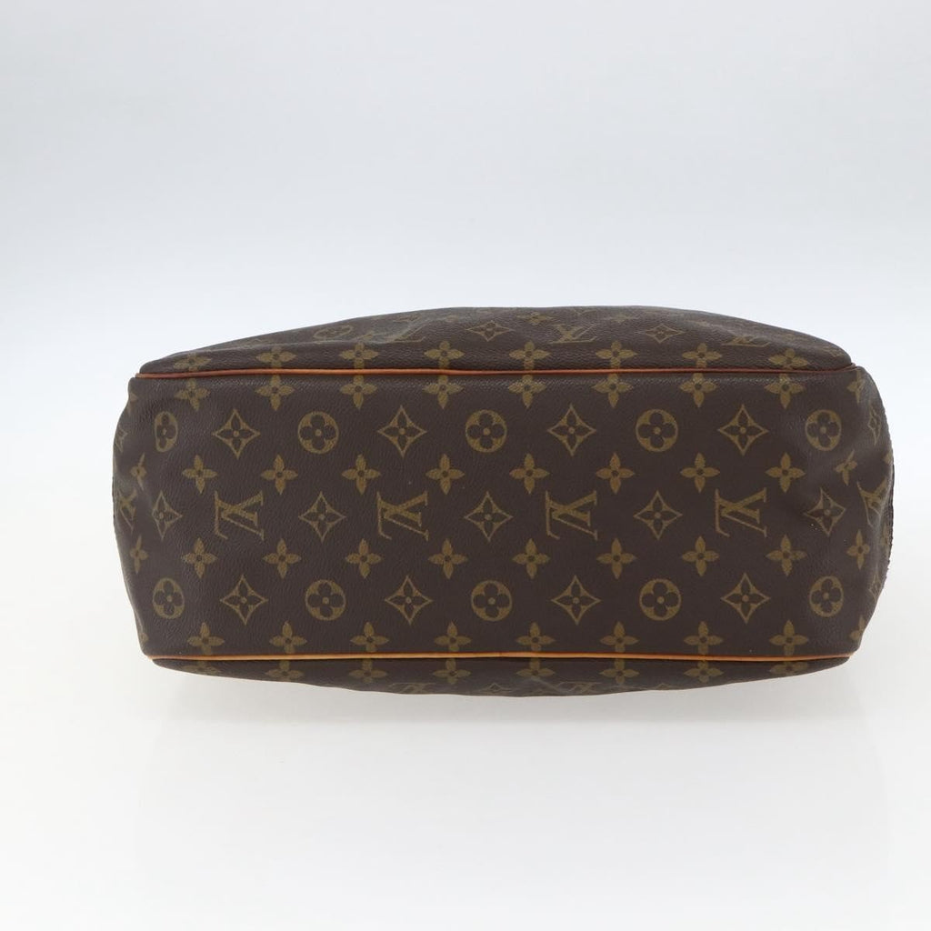 Louis Vuitton Deauville Handbag Monogram Canvas Brown Canvas Handbag