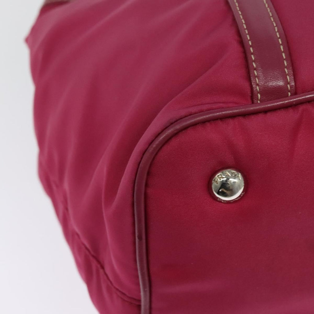 Prada Convertible Belted Hobo Tessuto With Leather Pink Nylon Tote Bag Bag