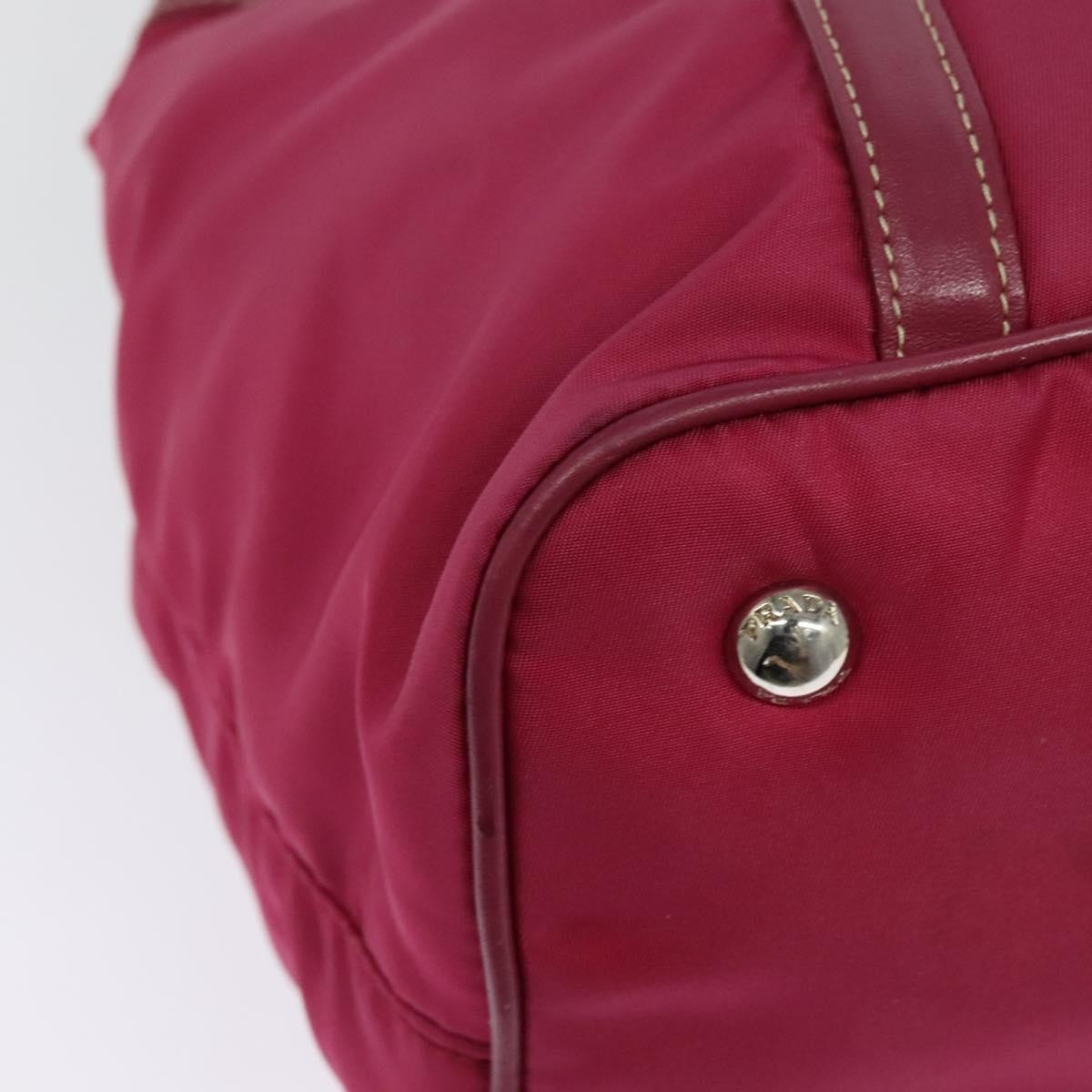 Prada Convertible Belted Hobo Tessuto With Leather Pink Nylon Tote Bag Bag