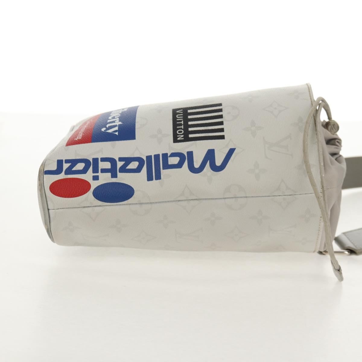Louis Vuitton Chalk Sling Bag Limited Edition Logo Story Monogram Canvas White Canvas Shoulder Bag