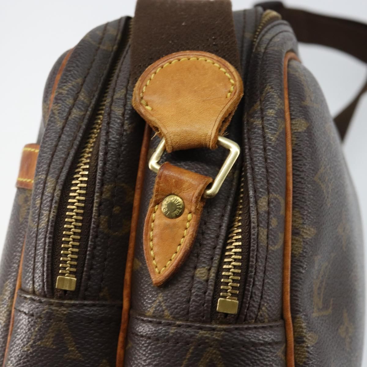 Louis Vuitton Reporter Bag Monogram Canvas Brown Canvas Shoulder Bag