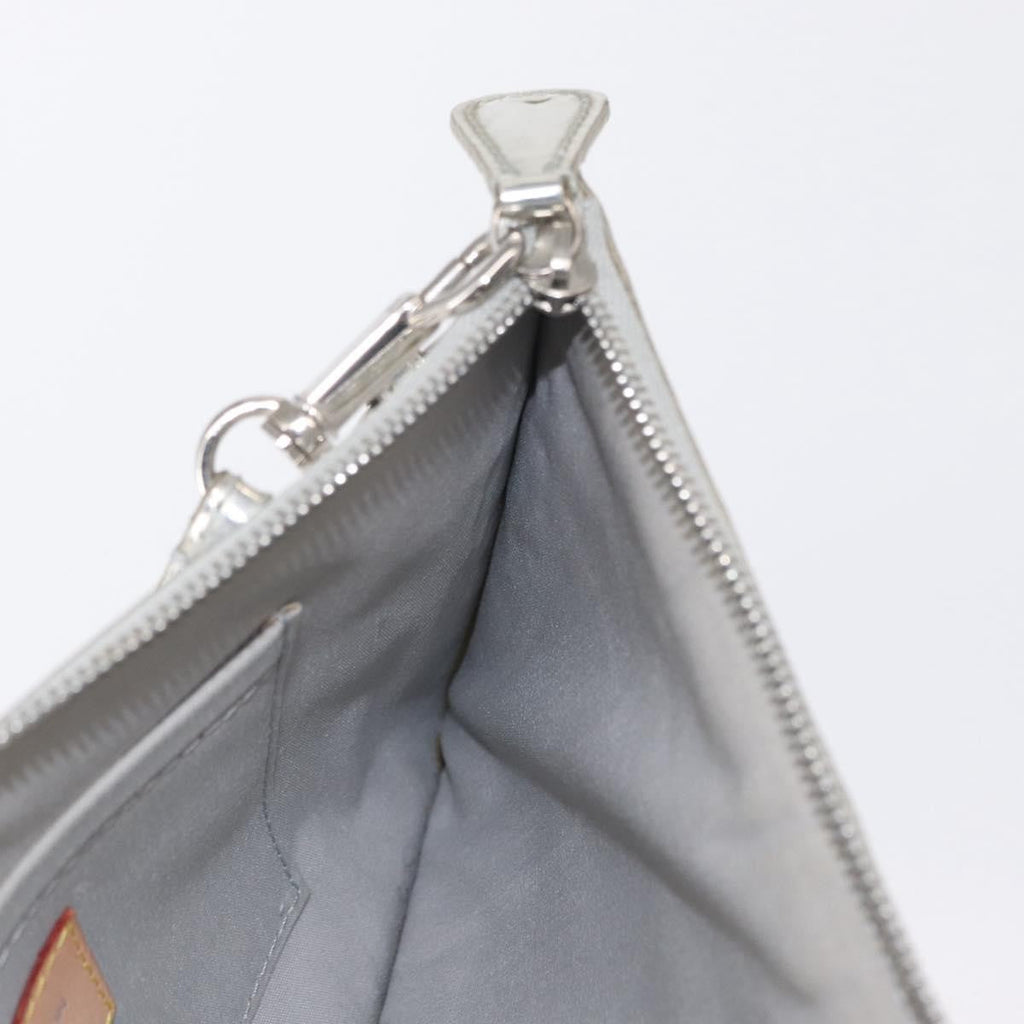 Louis Vuitton Pochette Clutch Monogram Miroir Pvc Silver Pvc Clutche & Pouche Bag