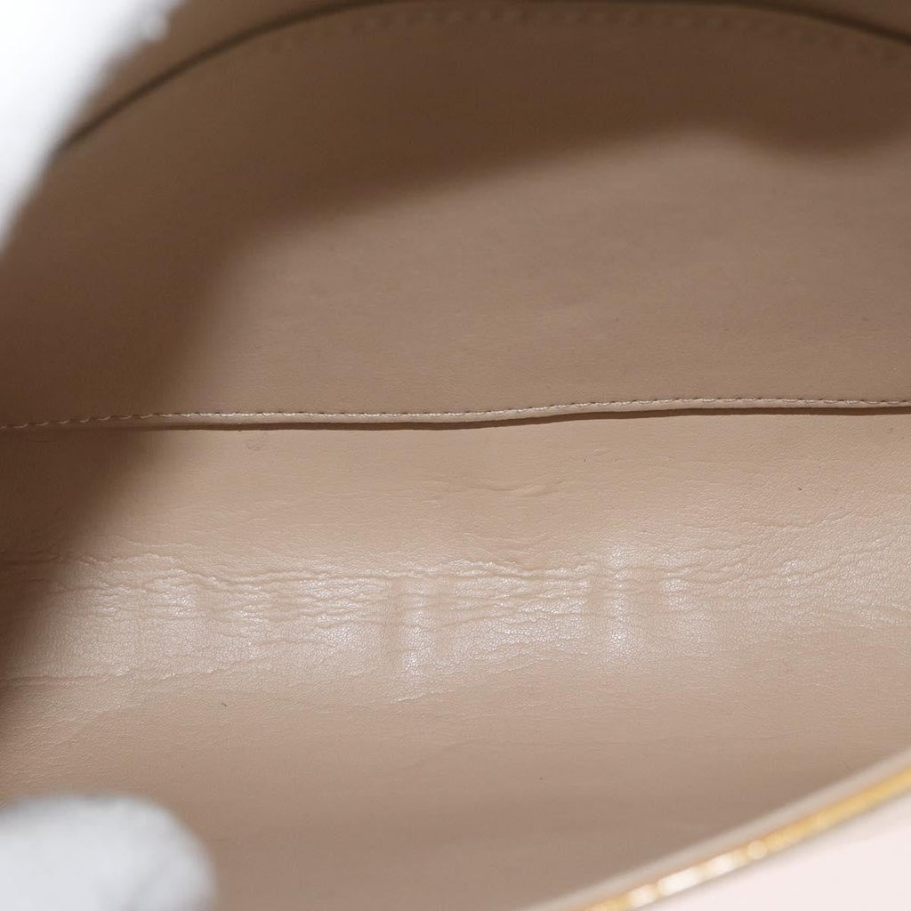Louis Vuitton Thompson Street Handbag Monogram Vernis Beige Patent_Leather Shoulder Bag