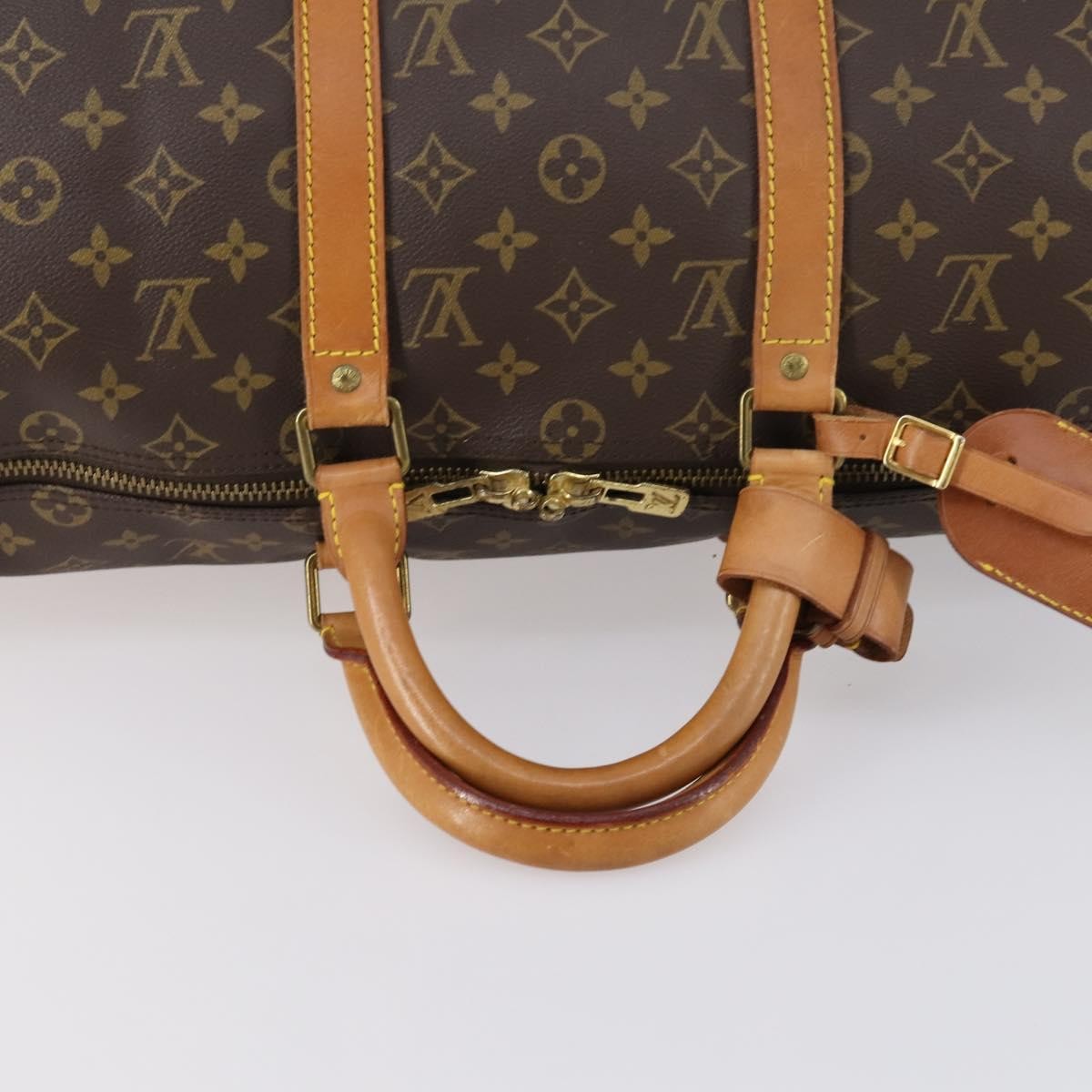 Louis Vuitton Keepall Bag Monogram Canvas Brown Canvas Travel Bag