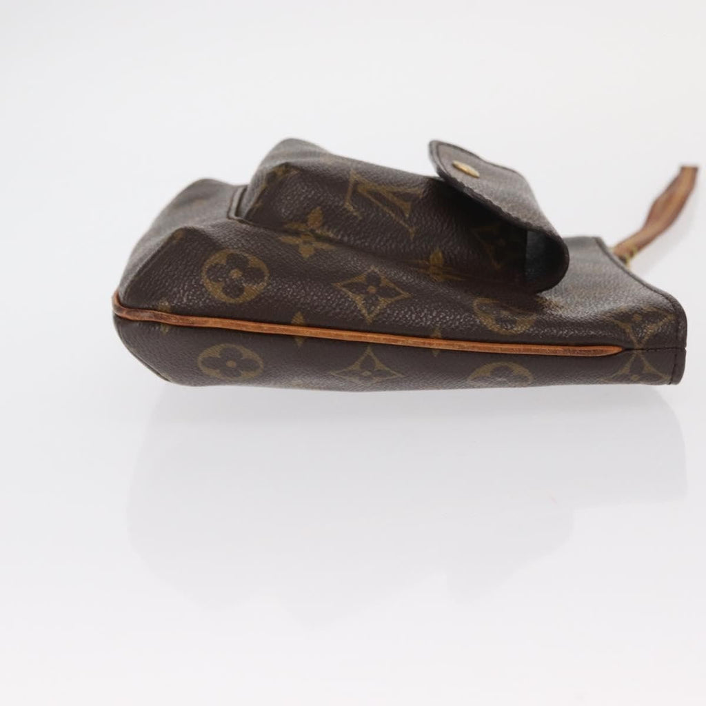 Louis Vuitton Partition Wristlet Clutch Monogram Canvas Brown Canvas Clutche & Pouche Bag