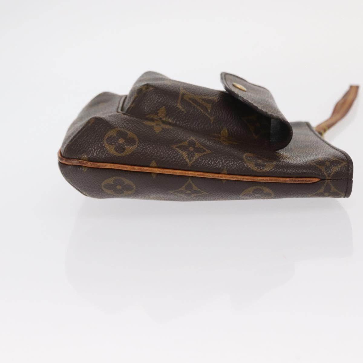 Louis Vuitton Partition Wristlet Clutch Monogram Canvas Brown Canvas Clutche & Pouche Bag