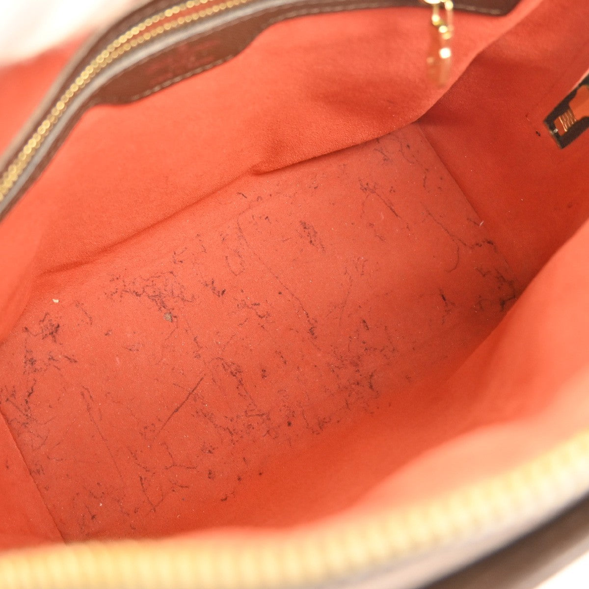 Louis Vuitton Triana Bag Damier Brown Canvas Handbag