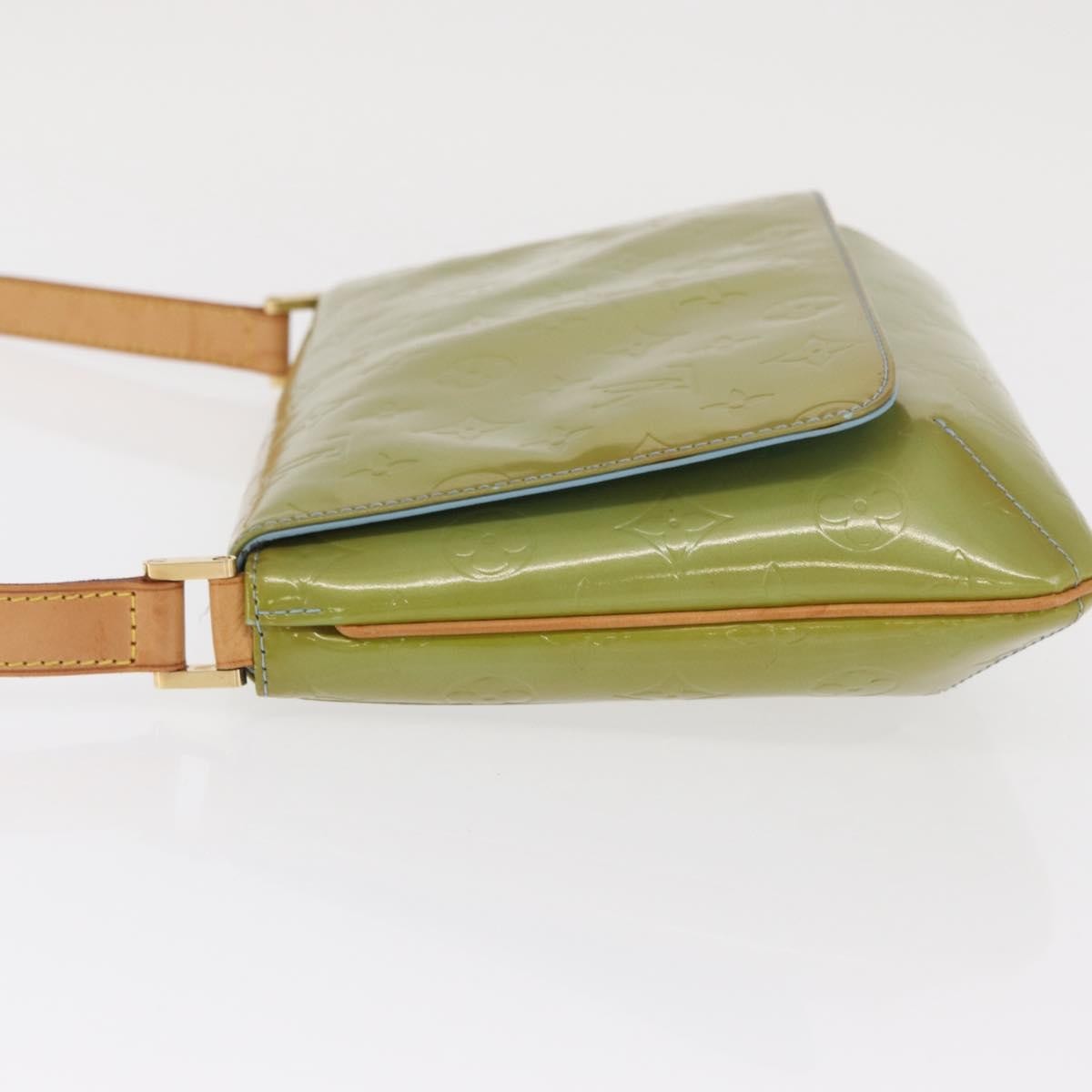 Louis Vuitton Thompson Street Handbag Monogram Vernis Green Patent_Leather Shoulder Bag