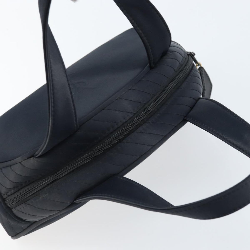 Saint Laurent Vintage Handbag Nylon Black Nylon Handbag (Pre-Owned)