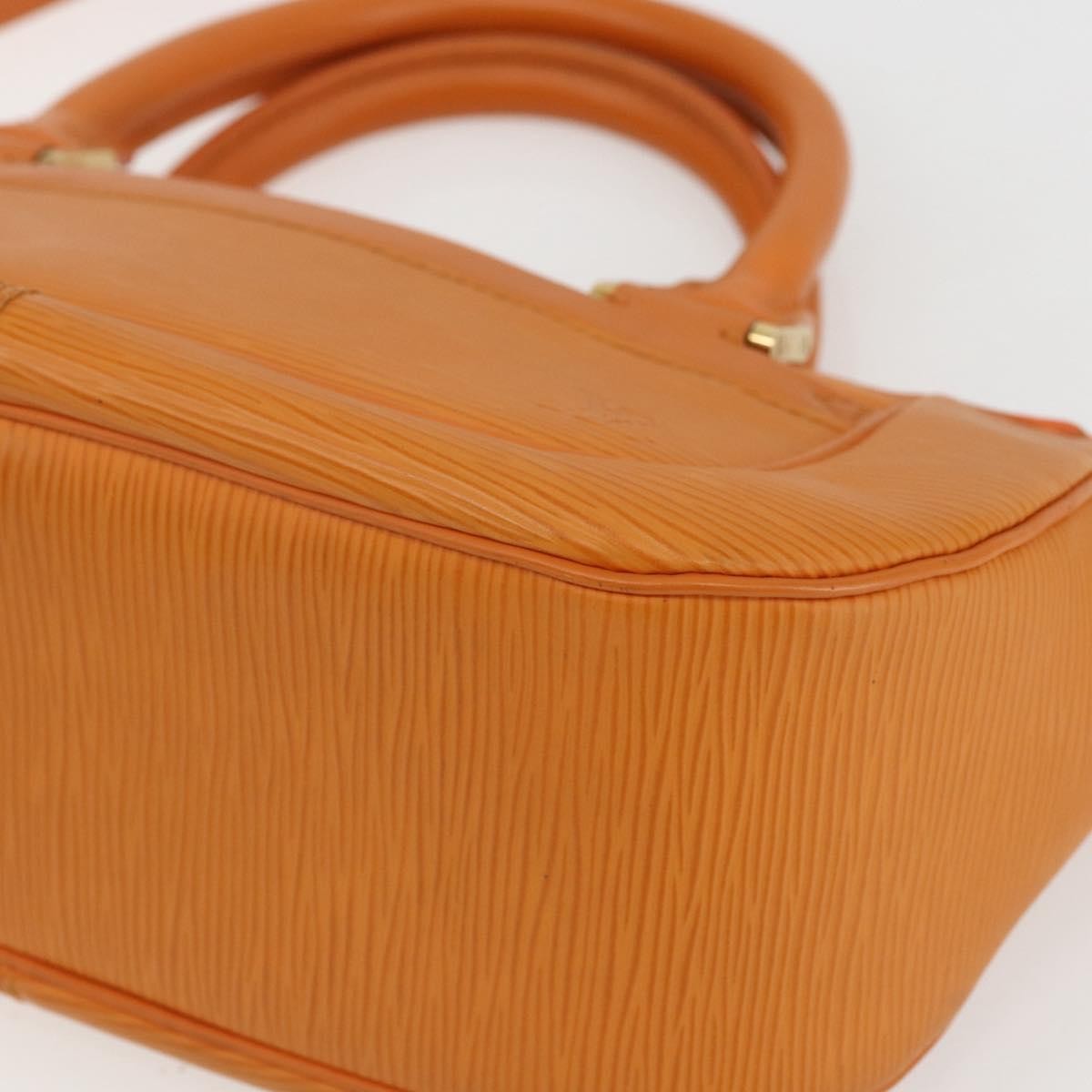 Louis Vuitton Danura Handbag Epi Orange Leather Handbag