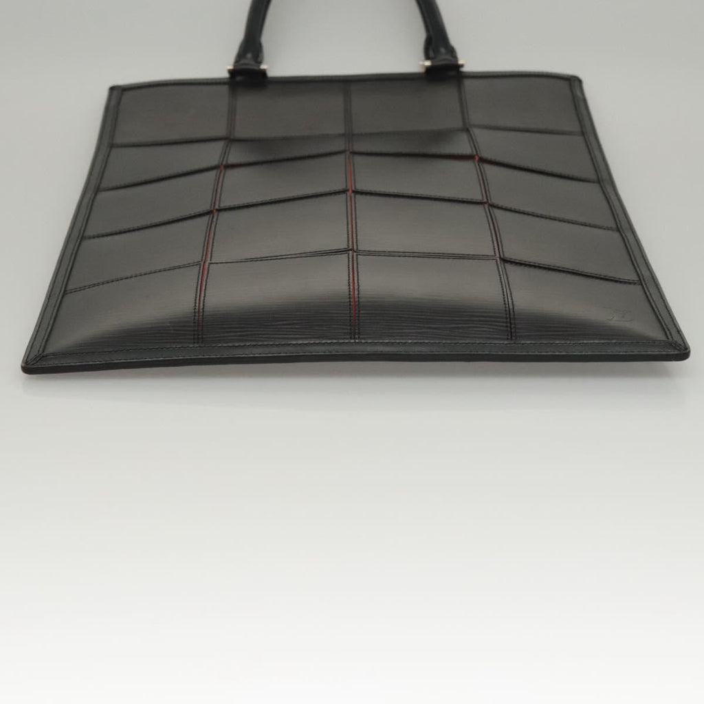 Louis Vuitton Epi Stretch Silver Fizz Handbag Epi Stretch Black Leather Handbag