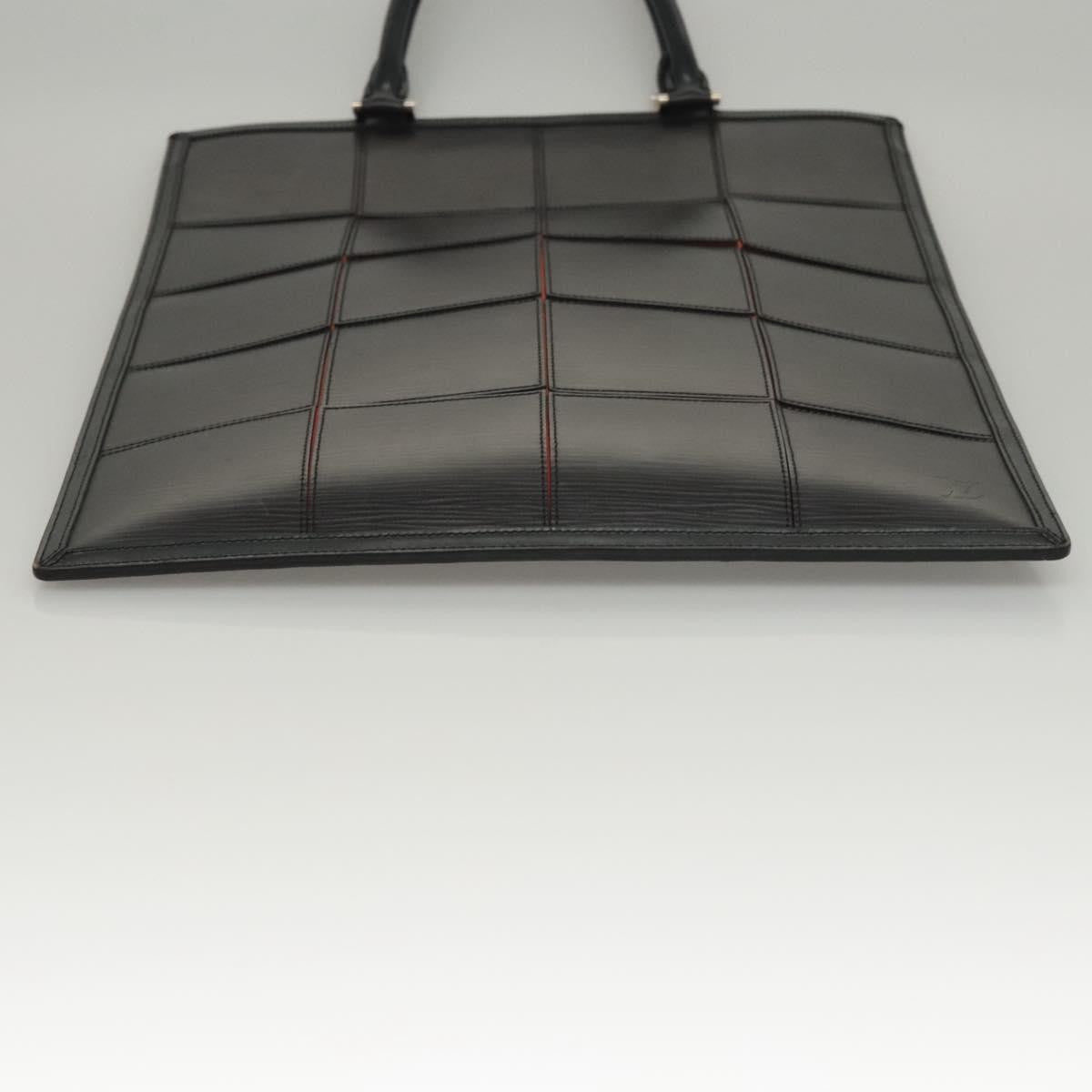 Louis Vuitton Epi Stretch Silver Fizz Handbag Epi Stretch Black Leather Handbag