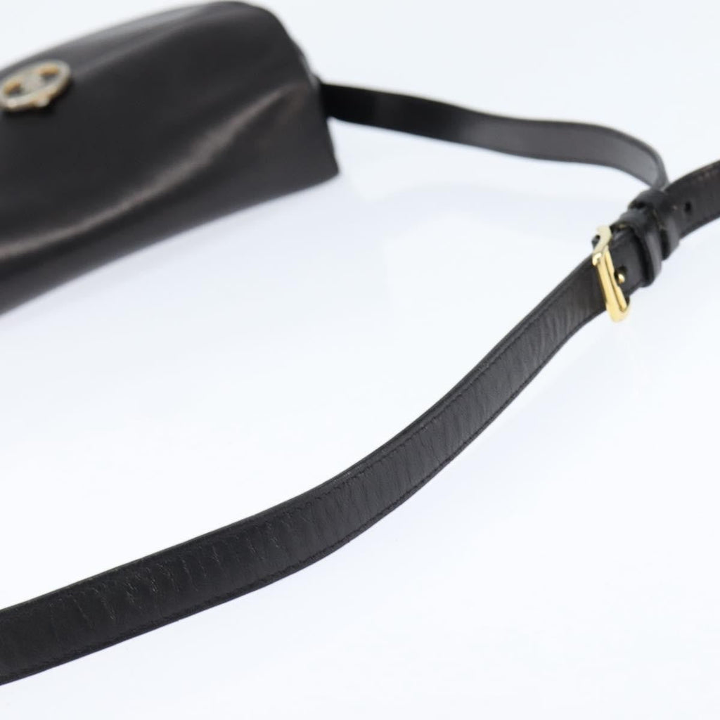 Celine Shoulder Bag Leather Black Leather Shoulder Bag Bag