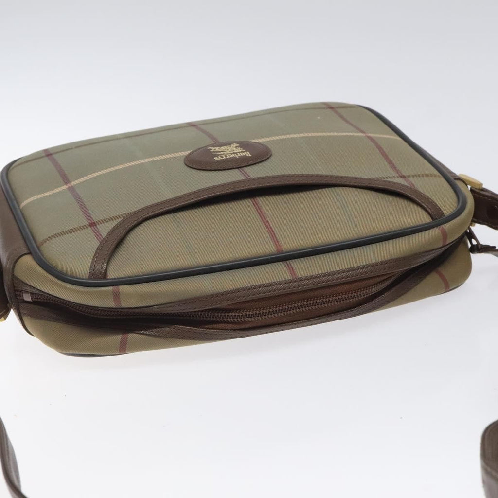 Burberry Nova Check Shoulder Bag Canvas And Leather Beige Canvas Shoulder Bag
