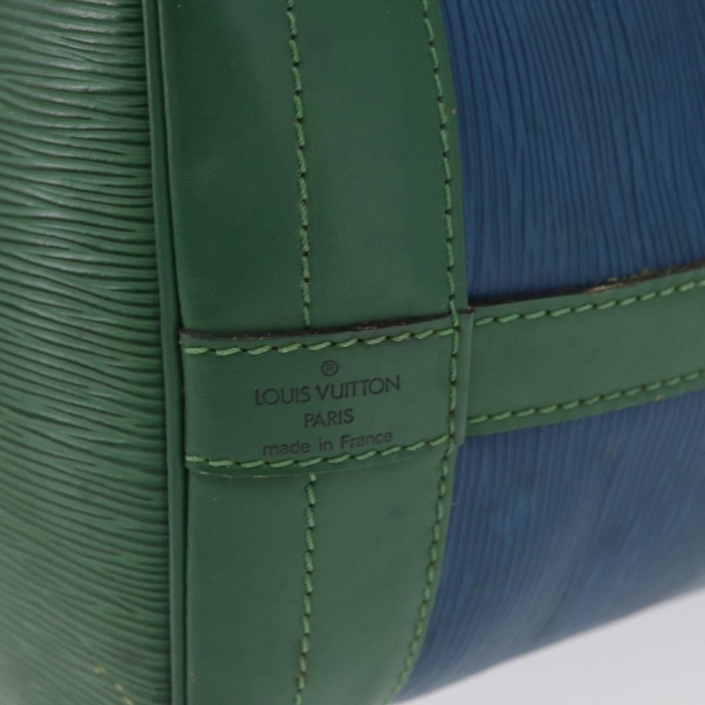 Louis Vuitton Bicolor Noe Handbag Epi Leather Blue Leather Shoulder Bag