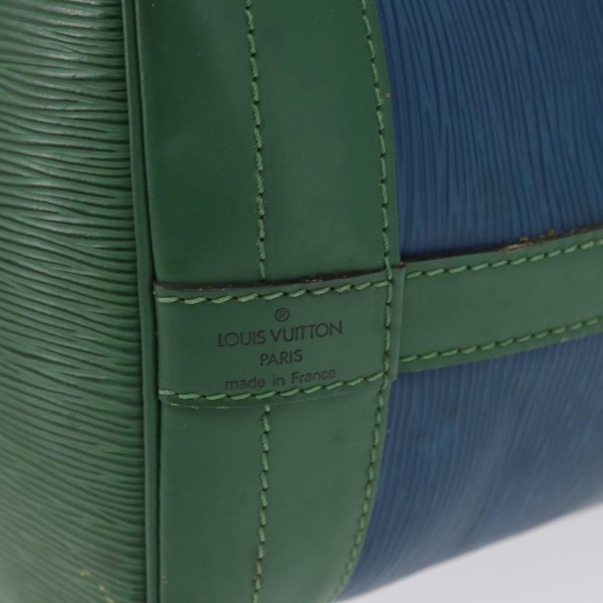 Louis Vuitton Bicolor Noe Handbag Epi Leather Blue Leather Shoulder Bag