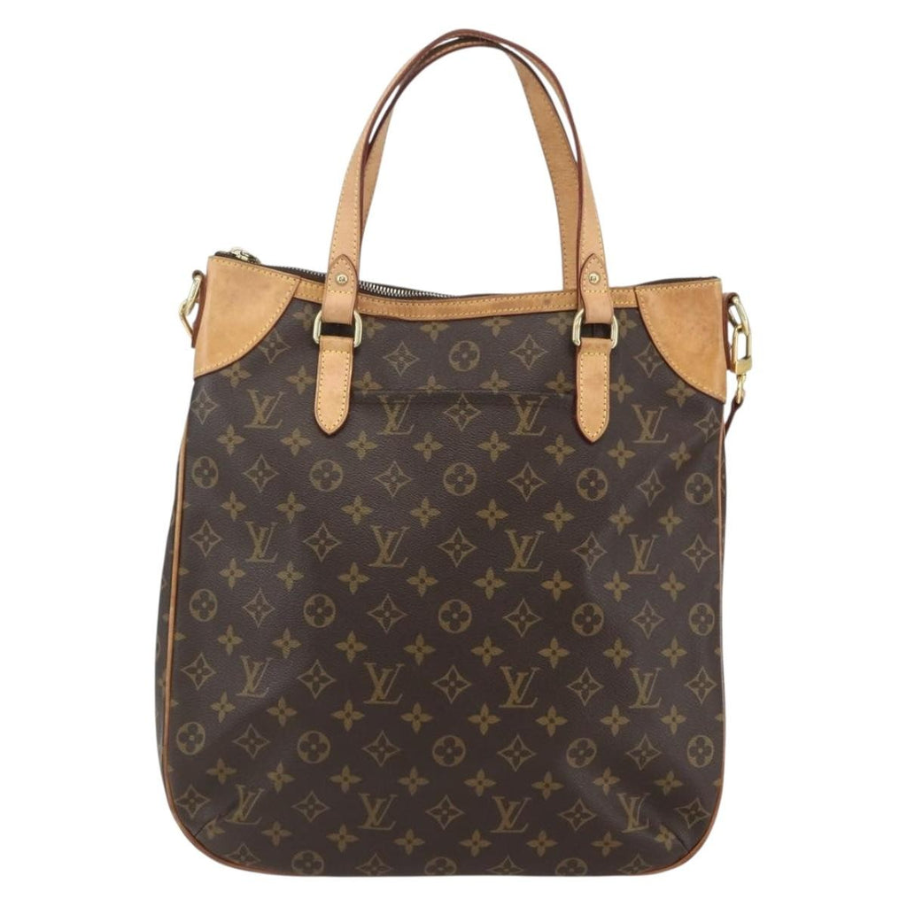 Louis Vuitton Odeon Handbag Monogram Canvas Brown Canvas Shoulder Bag
