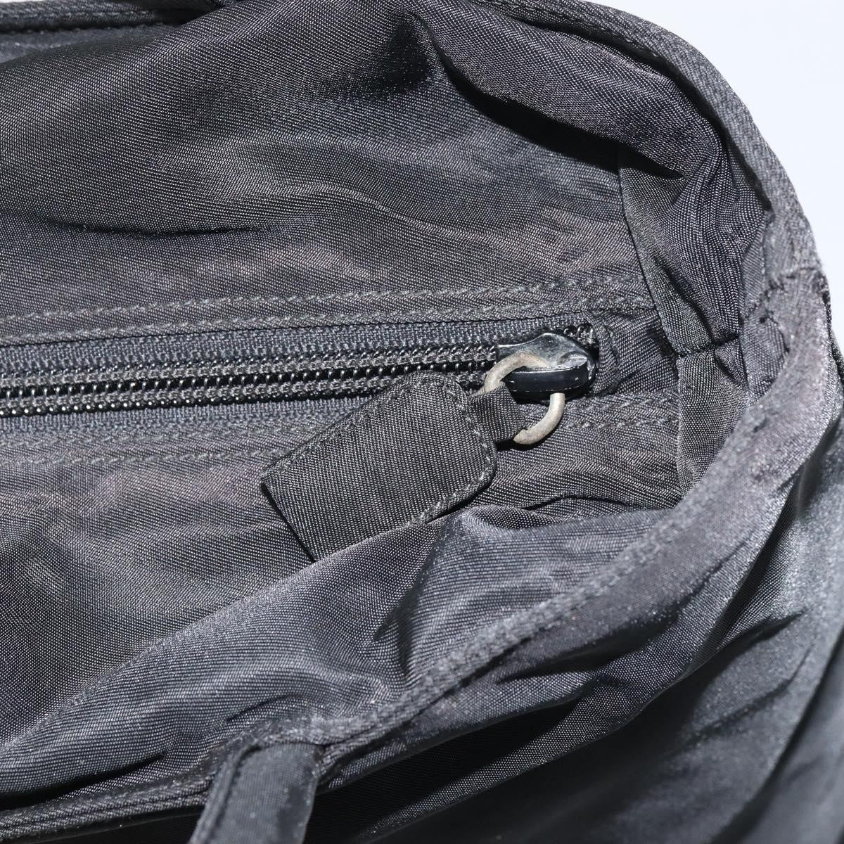 Prada Vintage Zip Tote Tessuto Black Nylon Tote Bag Bag
