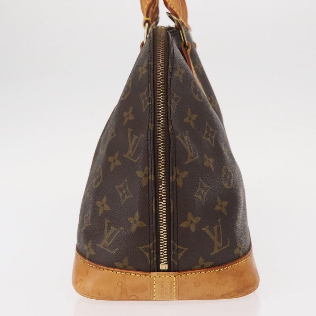 Louis Vuitton Alma Handbag Monogram Canvas Brown Canvas Handbag