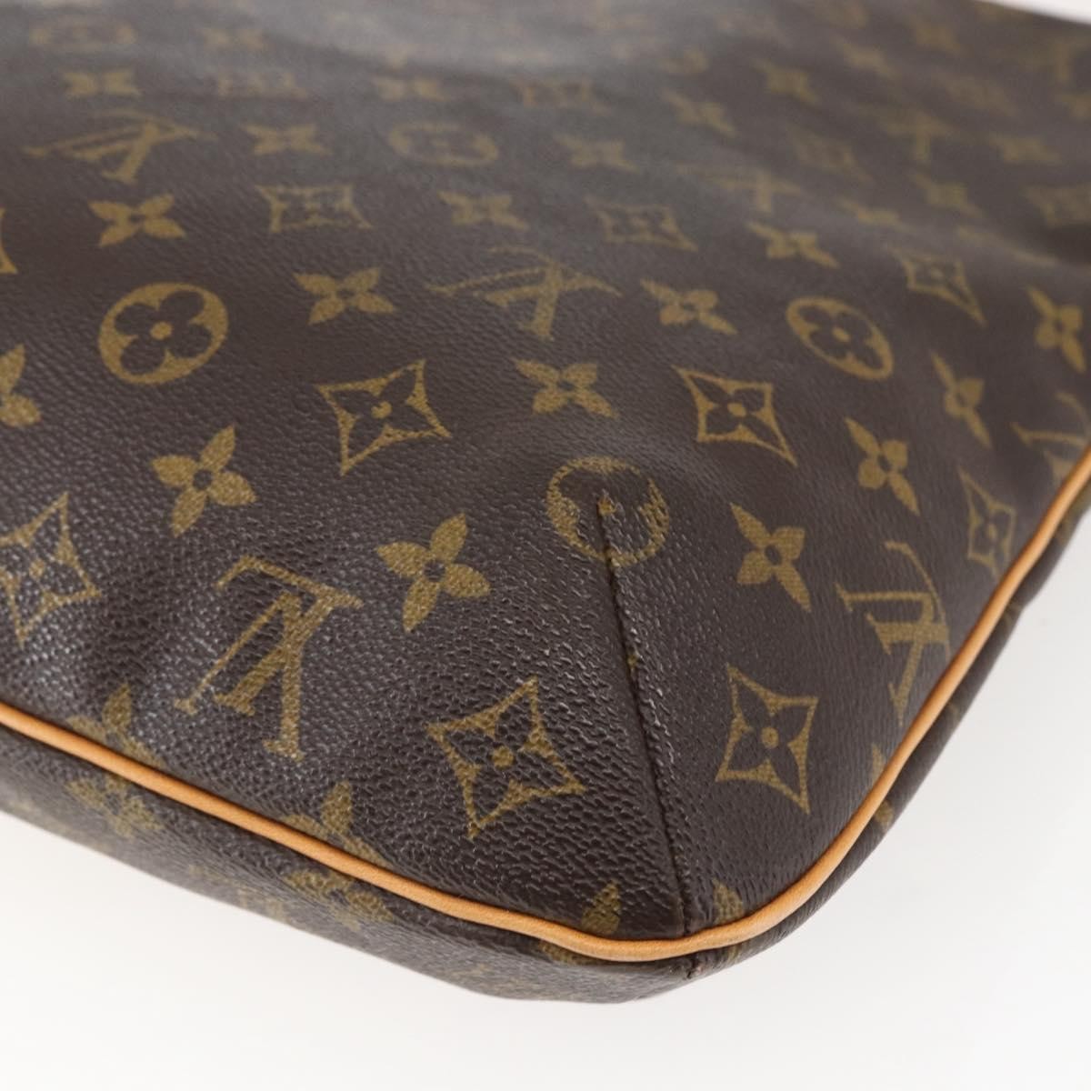 Louis Vuitton Musette Handbag Monogram Canvas Brown Canvas Shoulder Bag
