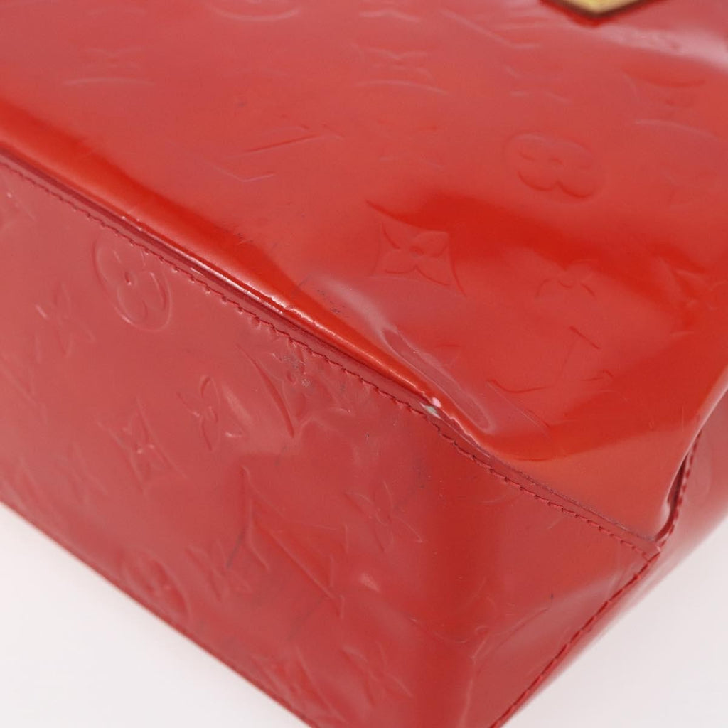Louis Vuitton Reade Handbag Monogram Vernis Red Patent_Leather Handbag