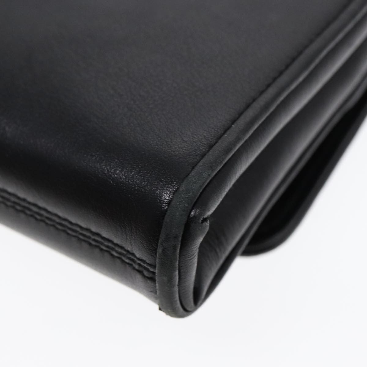 Celine Vintage Shoulder Bag Leather Black Leather Shoulder Bag Bag