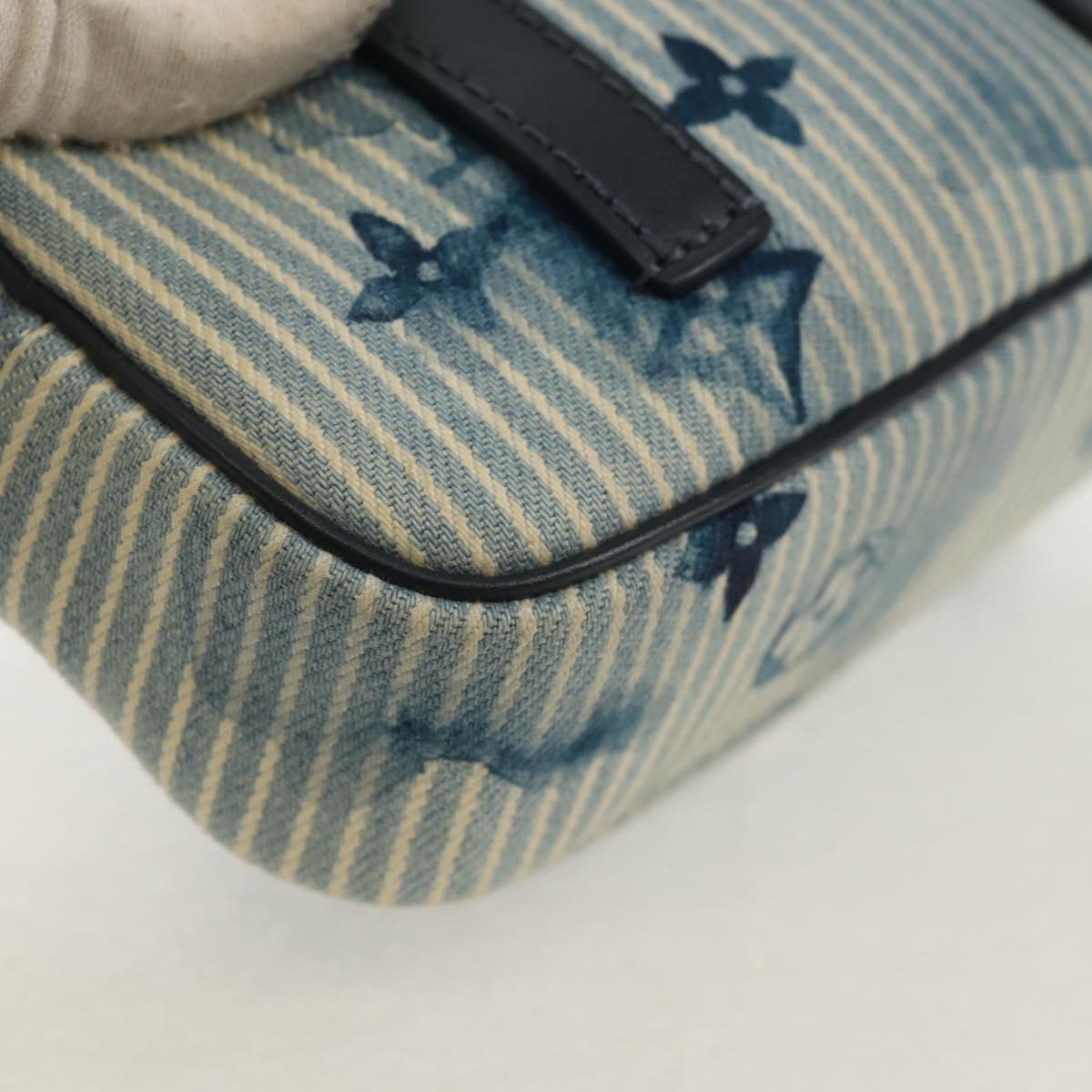 Louis Vuitton Outdoor Pouch Limited Edition Monogram Watercolor Stripes Denim Blue Canvas Clutche & Pouche Bag